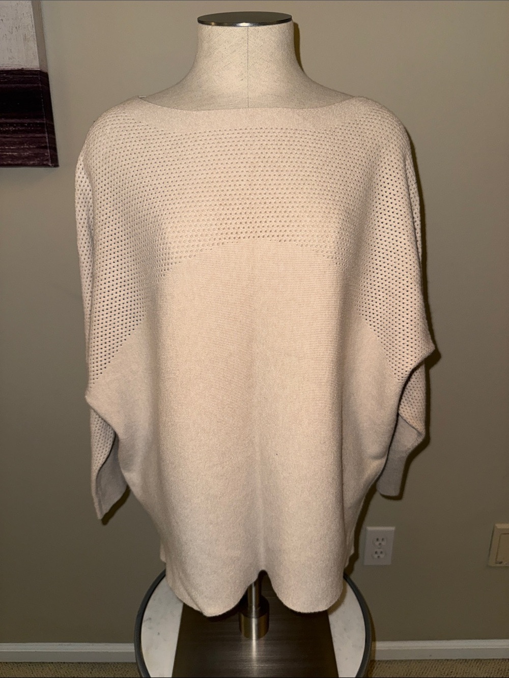 Soft Cream Off-the-Shoulder Knit Sweater